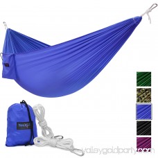 Yes4All Lightweight Double Camping Hammock with Carry Bag (Purple/Yellow) 566639247